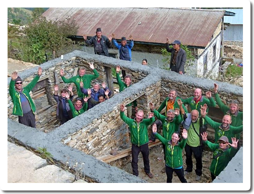 Skupna fotografija z odprave Nepal 2015